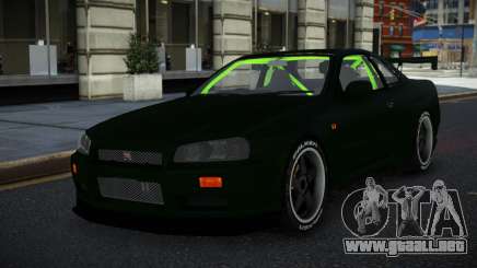 Nissan Skyline R34 Devyem para GTA 4