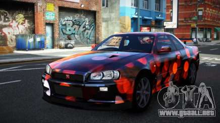 Nissan Skyline R34 Conia S6 para GTA 4