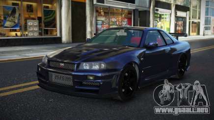 Nissan Skyline R34 Daklemire para GTA 4