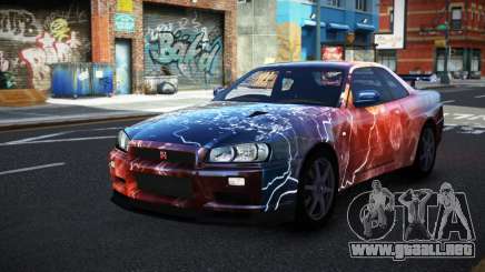 Nissan Skyline R34 Conia S10 para GTA 4