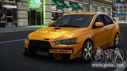 Mitsubishi Lancer Evolution X Jalel para GTA 4