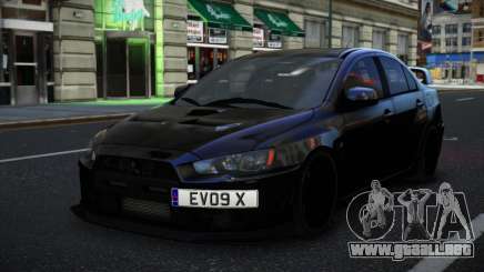 Mitsubishi Lancer Evolution X Tuwcig para GTA 4