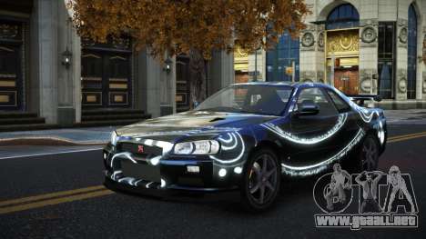 Nissan Skyline R34 Gaselly S11 para GTA 4