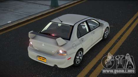 Mitsubishi Lancer Evolution VIII Mevozut para GTA 4