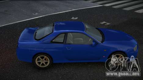 Nissan Skyline R34 Cuzdu para GTA 4