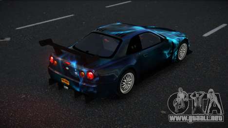 Nissan Skyline R34 Jagrao S6 para GTA 4