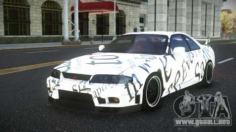 Nissan Skyline R33 Hacoley S9 para GTA 4