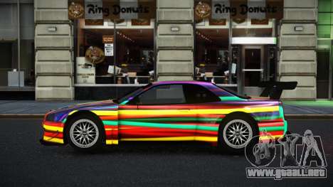 Nissan Skyline R34 Jagrao S8 para GTA 4