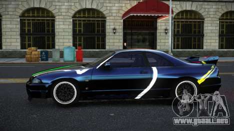 Nissan Skyline R33 Hacoley S14 para GTA 4