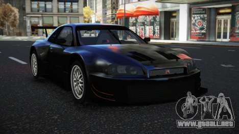 Nissan Skyline R34 Jagrao para GTA 4