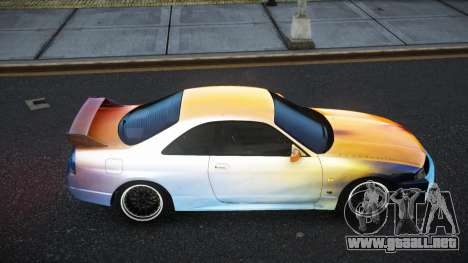 Nissan Skyline R33 Hacoley S11 para GTA 4