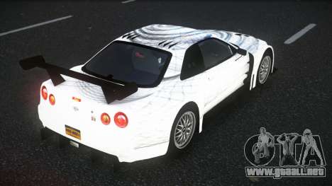 Nissan Skyline R34 Jagrao S9 para GTA 4