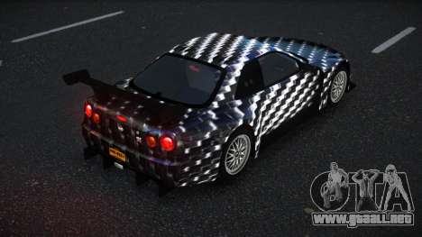 Nissan Skyline R34 Jagrao S10 para GTA 4
