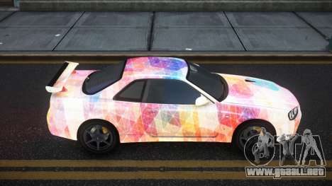 Nissan Skyline R34 Gaselly S12 para GTA 4