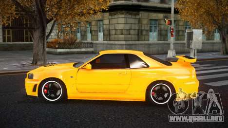 Nissan Skyline R34 Zecape para GTA 4