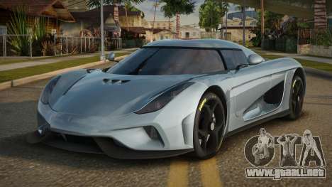 Koenigsegg Regera Catison para GTA San Andreas