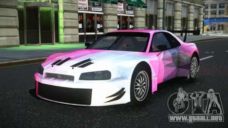 Nissan Skyline R34 Jagrao S1 para GTA 4