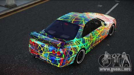 Nissan Skyline R33 Hacoley S8 para GTA 4