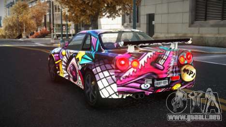 Nissan Skyline R34 Gaselly S8 para GTA 4