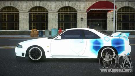 Nissan Skyline R33 Hacoley S7 para GTA 4