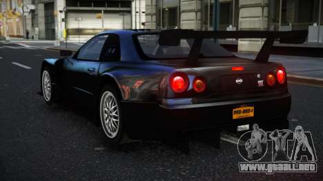 Nissan Skyline R34 Jagrao para GTA 4