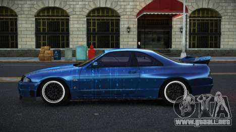 Nissan Skyline R33 Hacoley S4 para GTA 4