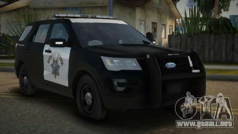 Ford Explorer Police 16th para GTA San Andreas