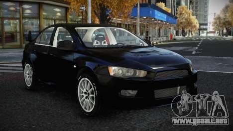 Mitsubishi Lancer Evolution X Ovoy para GTA 4