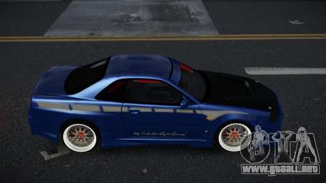 Nissan Skyline R34 Mero para GTA 4