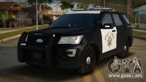Ford Explorer Police 16th para GTA San Andreas