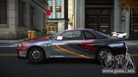 Nissan Skyline R34 Gaselly S10 para GTA 4
