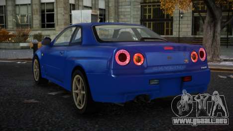 Nissan Skyline R34 Cuzdu para GTA 4