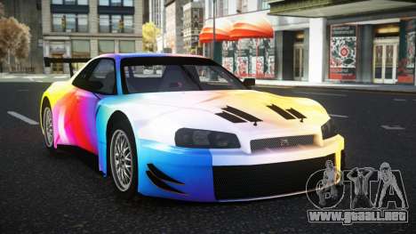 Nissan Skyline R34 Jagrao S12 para GTA 4