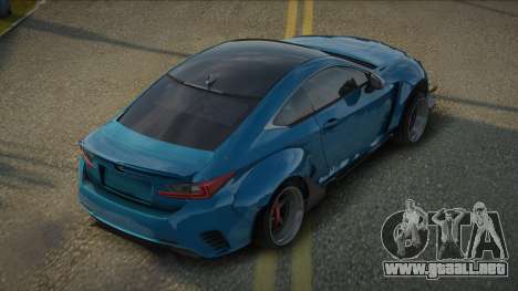 Lexus RC-F Chiran para GTA San Andreas
