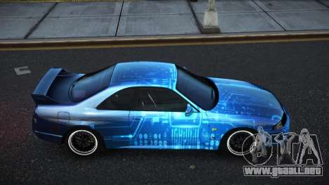 Nissan Skyline R33 Hacoley S4 para GTA 4