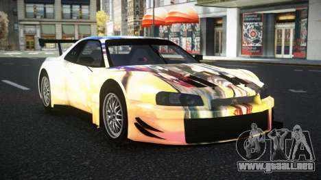 Nissan Skyline R34 Jagrao S14 para GTA 4