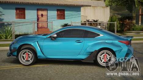 Lexus RC-F Chiran para GTA San Andreas