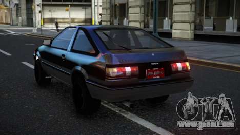 Toyota AE86 Wuhazutec para GTA 4