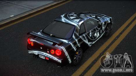 Nissan Skyline R34 Gaselly S11 para GTA 4