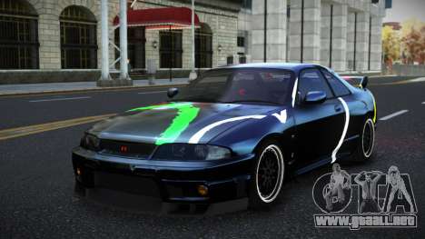 Nissan Skyline R33 Hacoley S14 para GTA 4