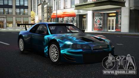 Nissan Skyline R34 Jagrao S6 para GTA 4