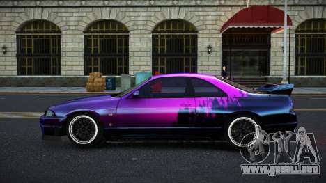 Nissan Skyline R33 Hacoley S5 para GTA 4