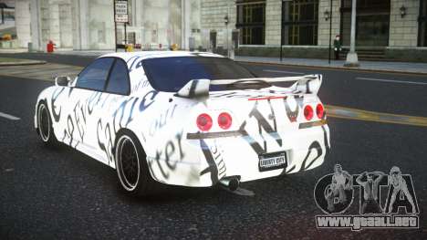 Nissan Skyline R33 Hacoley S9 para GTA 4