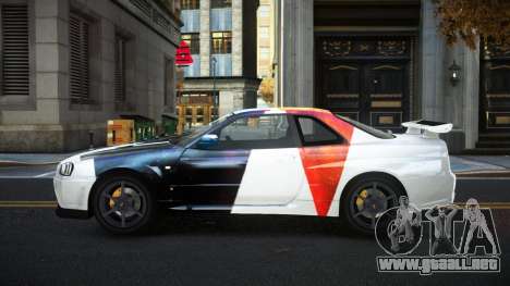 Nissan Skyline R34 Gaselly S9 para GTA 4
