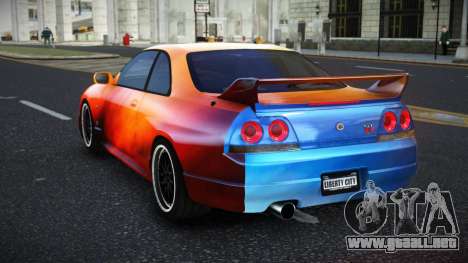 Nissan Skyline R33 Hacoley S11 para GTA 4