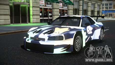 Nissan Skyline R34 Jagrao S5 para GTA 4