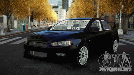 Mitsubishi Lancer Evolution X Ovoy para GTA 4