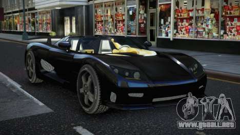 Koenigsegg CCRT Zobuf para GTA 4