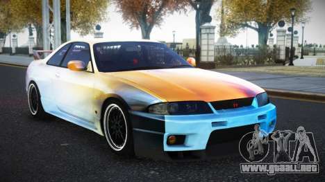 Nissan Skyline R33 Hacoley S11 para GTA 4