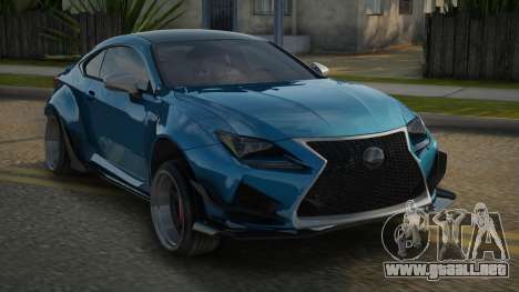 Lexus RC-F Chiran para GTA San Andreas